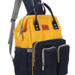 1st Step Smart And Multi-Functional Diaper Bag Backpack Diaper Bag (Yellow, Black)-image-40