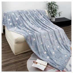 AKN TOYS Magic Glow in The Dark Radium Blanket for Kids Super Soft & Warm Glowing Blanket for Toddler All Seasons Baby Blanket (color and design may vary )-19