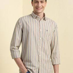 Allen Solly Men Slim Fit Opaque Striped Casual Shirt-image-88