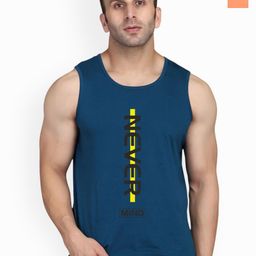 SLOWLORIS Pack Of 2 Printed Bio-Wash Gym Vests-picture-1