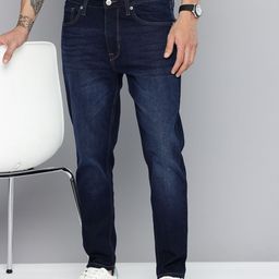 Flying Machine Men Mankle Relax Tapered Fit Light Fade Stretchable Jeans-picture-0