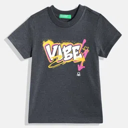 United Colors of Benetton Boys Typography Printed T-shirt-42