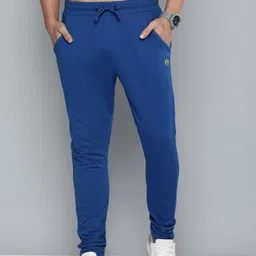 Flying Machine Men Blue Mid Rise Casual Track Pants-picture-37