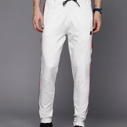 Louis Philippe ATHPLAY Men Grey Melange Solid Track Pants-image-85
