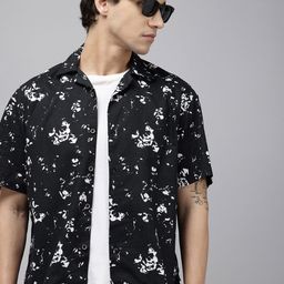 Pepe Jeans Relaxed Fit Abstract Printed Opaque Pure Cotton Casual Shirt-image-80