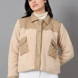 Club York Camel Polyester Regular Fit Casual Jackets-image-28