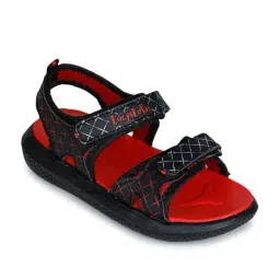 Lucy & Luke by Liberty Kids Black Floater Sandals-image-11