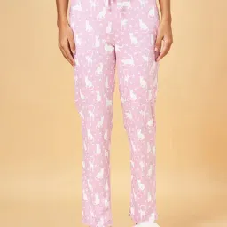 Dreamz by Pantaloons Lilac Cotton Printed Pyjamas-image-71