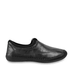 Metro Men's Black Casual Loafers-picture-43