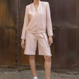 Anushe Pirani Multi Fika Buttoned Bomber Jacket image 1
