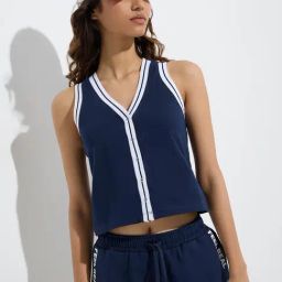 Studiofit by Westside Navy Cotton-Blend Top-picture-3