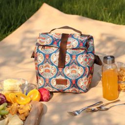 ZOUK Blue Printed Handbag image 1