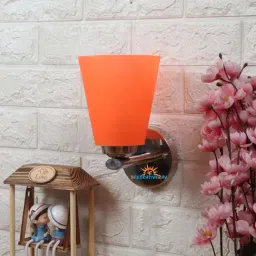 DecorativeRay Orange & Grey Iron Wall Light - Set of 1-0