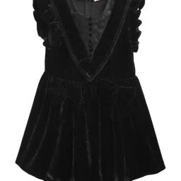 Cherry Crumble By Nitt Hyman Kids Black Regular Fit Dress-image-34