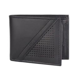 Red Chief Black Leather Bi-Fold Wallet for Men-picture-18