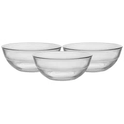 Duralex 'Lys' Transparent Glass 2 Stackable Bowl (1.59 L) - Set of 3 image 3
