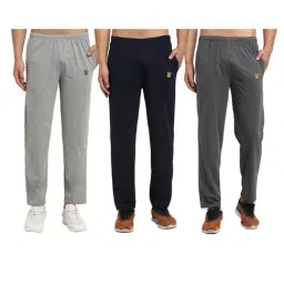 Vimal Jonney Multicolor Cotton Mid Rise Trackpants (Pack of 3)-picture-43