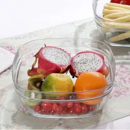Duralex 'Lys' Transparent Glass 2 Square Serving Bowl (2 L) - Set of 6 image 2