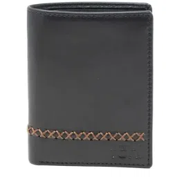 Tohl Black Casual Leather Bi-Fold Wallet for Men-15