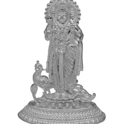 Sri Jagdamba Pearls 0.8 Silver Kumaraswamy Idol-image-40