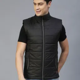 Rigo Black Regular Fit Puffer Jacket-19