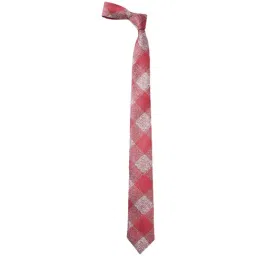 Louis Philippe Multicolor Checks Tie-image-6