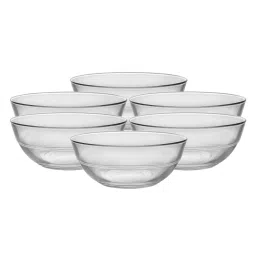 Duralex 'Lys' Transparent Glass 11.5 cm Stackable Bowl (0.31 L) - Set of 6 image 4