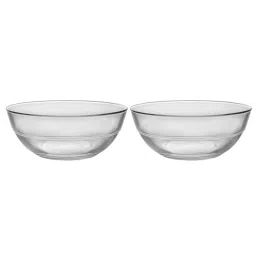Duralex 'Lys' Transparent Glass 23 cm Stackable Bowl (2.4 L) - Set of 2 image 3