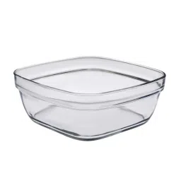 Duralex 'Lys' Transparent Glass 11 cm Square Serving Bowl (0.3 L) - Set of 6 image 5