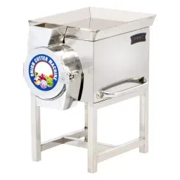 Hobbit kitchen Equipment Onion Cutting (Chopping) Machine 2 HP Silver 70-80 Kg Capacity/Hour 55 Kg for Hotel & Restuarant-image-4