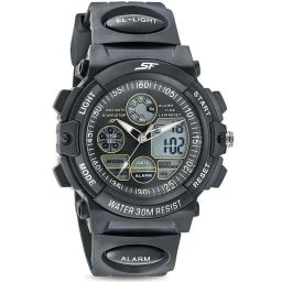 Sonata SF Hustler NS77116PP05W Analog-Digital Watch for Men image 1