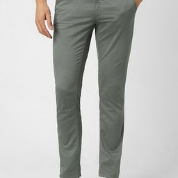 Van Heusen Sport Men Checked Slim Fit Regular Trousers-image-78