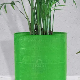 TRUSTBASKET Set Of 10 HDPE Round Grow Bag-13