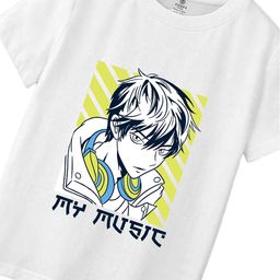 CODEZ Boys 2 Printed T-shirt image 5