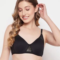Clovia Black Full Coverage Padded Full Coverage Bra-image-111