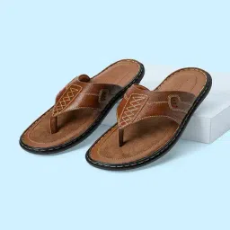 Byford by Pantaloons Men's Tan Thong Sandals-picture-14