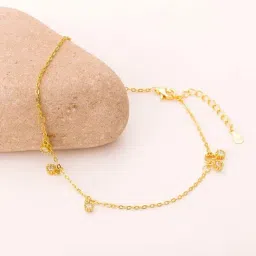 GIVA 92.5 Sterling Silver Anklet (Single Anklet) for Women-image-6