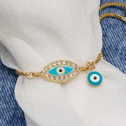 Joker & Witch Golden Ivy Evil Eye Flexible fit Bracelet-picture-22