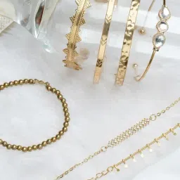 Joker & Witch Golden Blaze Flexible fit Bracelet - Set of 7-image-4