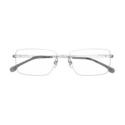 Carrera Transparent Rectangular Eye Frame for Men image 4