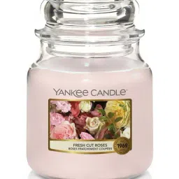 Yankee Candle Original Small Jar Scented Candle - Fresh Cut Roses-picture-33