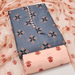 SHADOW & SAINING Printed Unstitched Dress Material-image-45