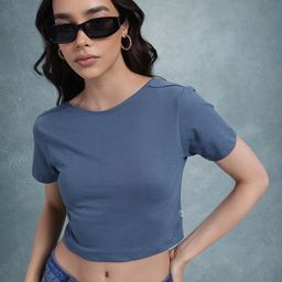 The Roadster Life Co. Pure Cotton Crop T-shirt-picture-12