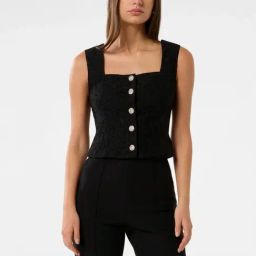Forever New Black Lace Top-picture-11