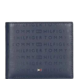 Tommy Hilfiger Navy Calumet Leather Small Global Coin Wallet-image-92