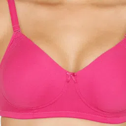 Zivame Fuchsia Wireless Non Padded Full Coverage Bra image 4