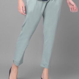 Comfort Lady Women Solid Mid-Rise Casual Regular Trouser-image-75