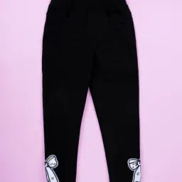 Kiddopanti Girls Black Regular Fit Jeggings-picture-18