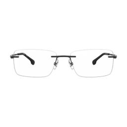 Carrera Transparent Rectangular Eye Frame for Men image 2