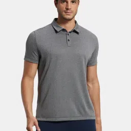 Jockey Charcoal Regular Fit Polo T-Shirt-picture-38